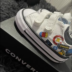 CHUCK TAYLOR ALL STAR LOW EASY-ON TD 'HAPPY HOOPS'